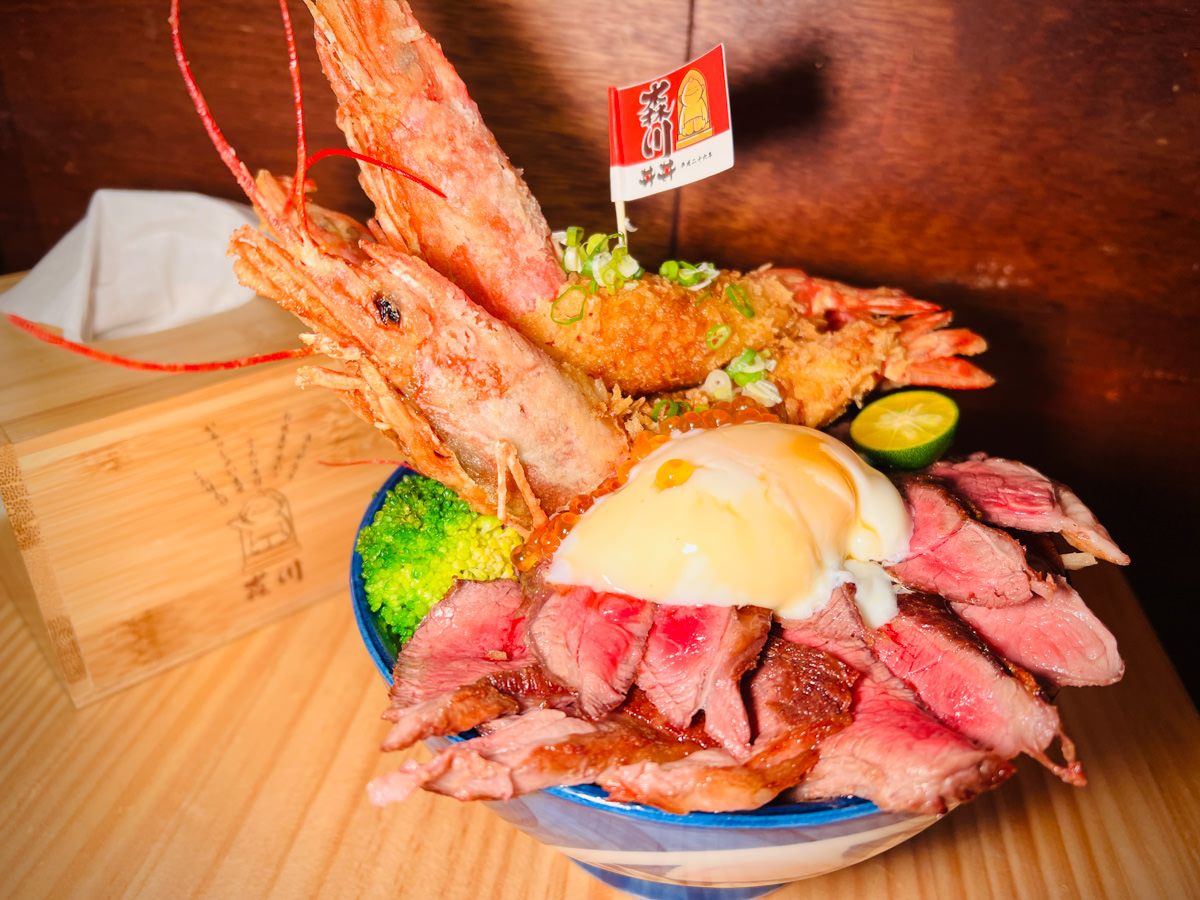 【森川丼丼大橋橫町】台中西屯美食推薦,人氣破表的浮誇系日式料理,平價享受頂級餐點,網路熱搜好評台中餐廳 - 第30張圖