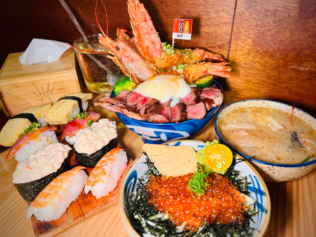 【森川丼丼大橋橫町】台中西屯美食推薦,人氣破表的浮誇系日式料理,平價享受頂級餐點,網路熱搜好評台中餐廳 - 第28張圖