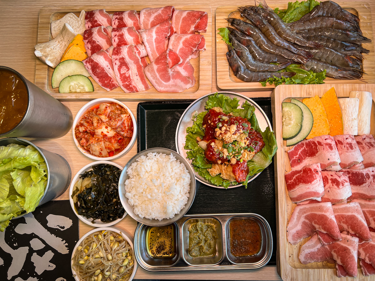【燒桶子 韓食烤肉】桃園統領廣場美食推薦,物超所值商業午餐270元起,絕對肉感的美味饗宴! - 第18張圖