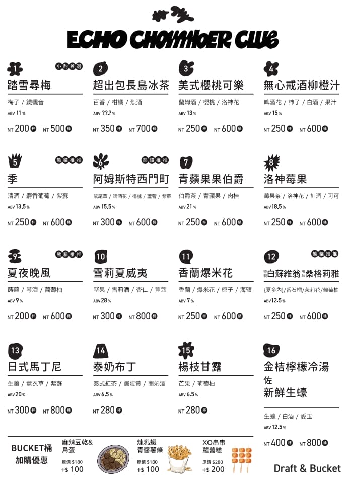 【無心戒酒互助會-同溫層俱樂部】台北西門最熱門餐酒館推薦,特色必點Bucket桶調酒、同溫層特調,西門包場聚會餐廳首選! - 第28張圖
